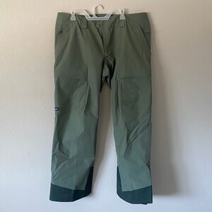 Patagonia Sage Green waterproof Snowpants xl